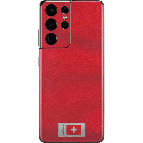 Switzerland Soccer Flag Galaxy S21 Ultra 5G Skin